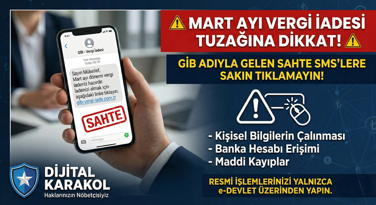 Telefonunuza “vergi i̇adeniz var” mesajı geldiyse sakın tıklamayın! İşte yeni tuzak