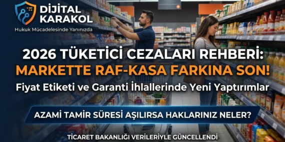 2026 tüketici hakları cezaları: fiyat etiketi ve garanti i̇hlallerine yeni yaptırımlar