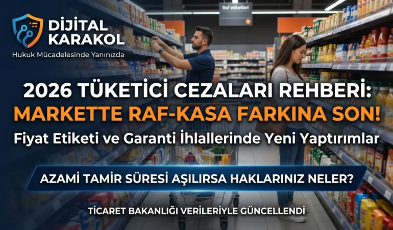 2026 tüketici hakları cezaları: fiyat etiketi ve garanti i̇hlallerine yeni yaptırımlar