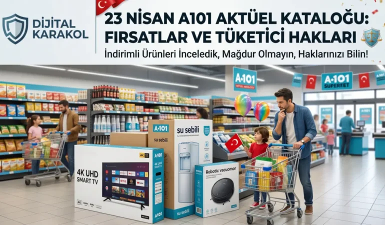 23 nisan a101 aktüel ürünler kataloğu ve tüketici hakları i̇ncelemesi