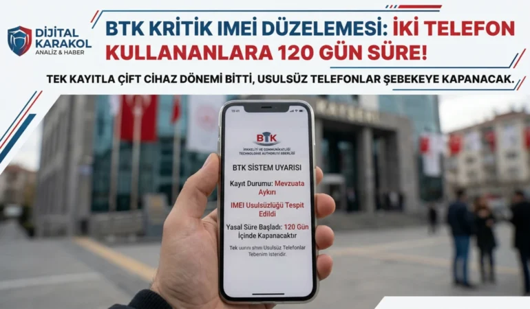 Yurt dışı telefonlarda imei kopyalayanlar dikkat: cihazlar şebekeye kapatılıyor