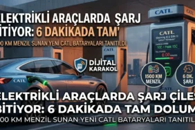 Catl'nin elektrikli araçlar için geliştirdiği, tek şarjla 1500 kilometre menzil ve 6 dakikada tam dolum imkanı sunan yeni nesil batarya teknolojisi ve şarj istasyonu
