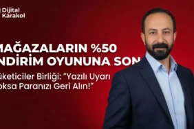 Tüketiciler birliği yönetim kurulu üyesi eren gürpınar, mağazaların %50 indirim aldatmacasına karşı e-devlet üzerinden para iadesi hakkını açıklıyor.
