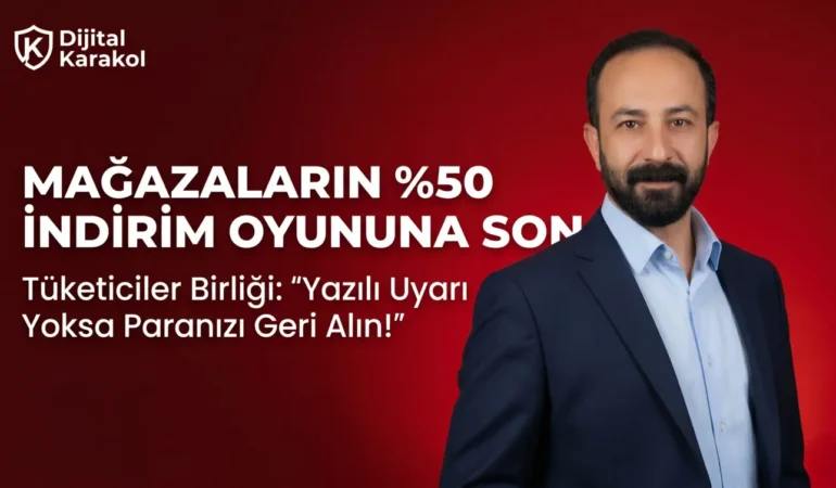 Mağazaların %50 i̇ndirim oyununu bozan e-devlet formülü
