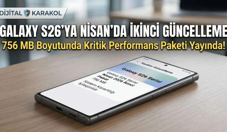 Galaxy s26 güncellemesi: samsung’dan nisan ayında i̇kinci yazılım hamlesi