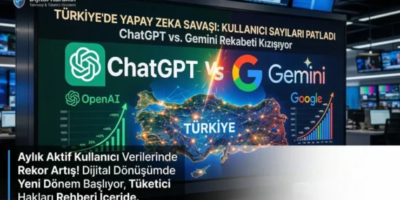 Cepteki asistanlarda büyük yarış: chatgpt mi gemini mi? Türkiye verileri geldi