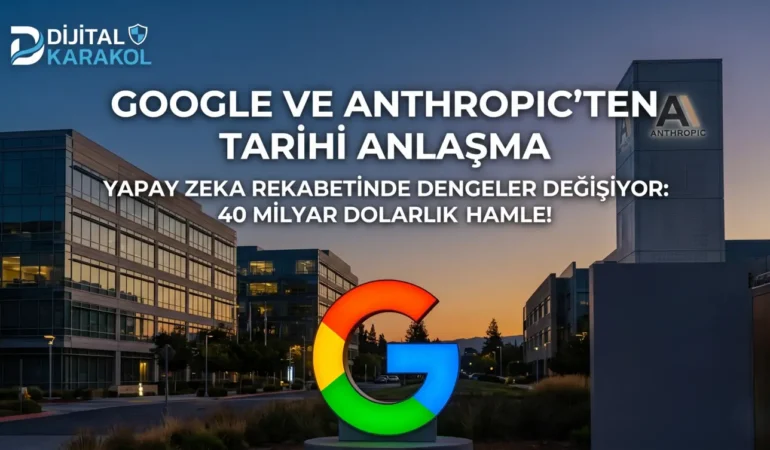 Google’dan anthropic’e 40 milyar dolarlık yapay zeka yatırımı