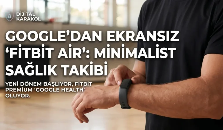 Fitbit i̇smi tarih mi oluyor? Google’dan ekransız bileklik ve yeni yazılım hamlesi