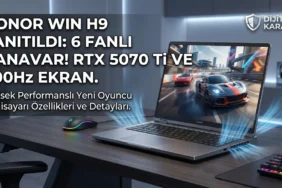 Honor win h9 6 fanlı soğutma sistemine ve rtx 5070 ti ekran kartına sahip yeni nesil oyuncu bilgisayarı haber manşet görseli.