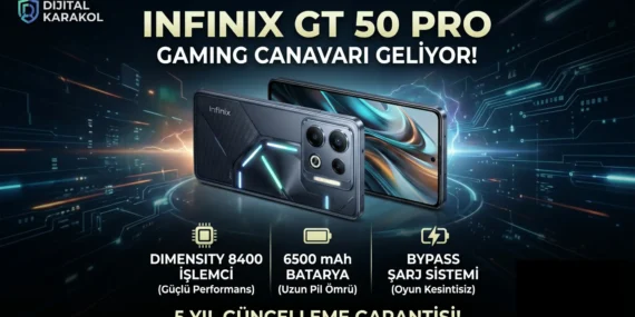 Infinix gt 50 pro özellikleri belli oldu: dimensity 8400 i̇şlemci ve 6500 mah batarya
