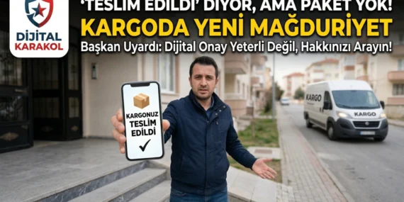 Kapıya gelmeyen kargo i̇çin “teslim edildi” bildirimi alanlar dikkat!