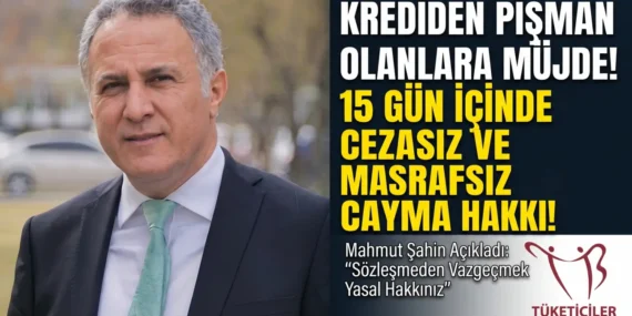 Bankadan kredi çekenler dikkat: hiçbir cezai şart ödemeden parayı geri verebilirsiniz