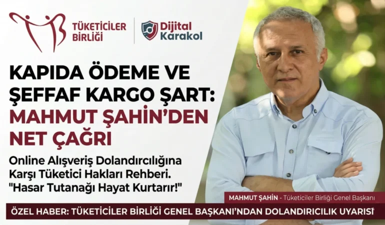 Kargo paketini açmadan önce okuyun: mahmut şahin’den dolandırıcılara karşı kesin çözüm