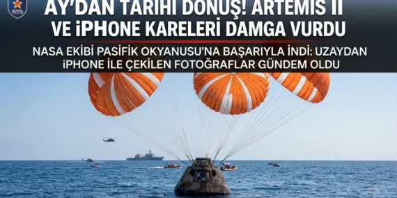 Ay’dan tarihi dönüş: artemis ii astronotlarının uzayda çektiği iphone kareleri ortaya çıktı