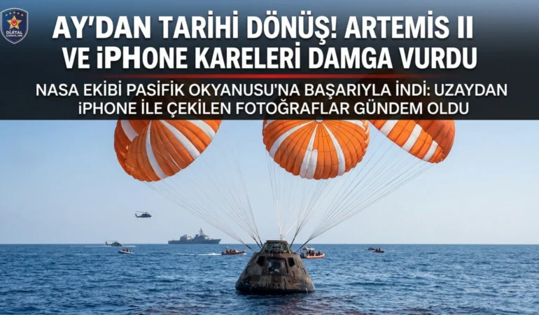 Ay’dan tarihi dönüş: artemis ii astronotlarının uzayda çektiği iphone kareleri ortaya çıktı