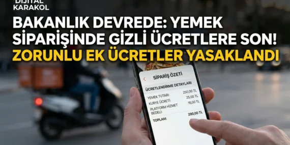 Yemek siparişi verenler dikkat: ödeme ekranında tüm kurallar değişti