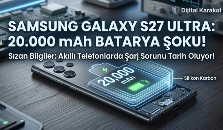 Şarj sorunu bitiyor mu? Galaxy s27 ultra’da 20. 000 mah batarya sızıntısı