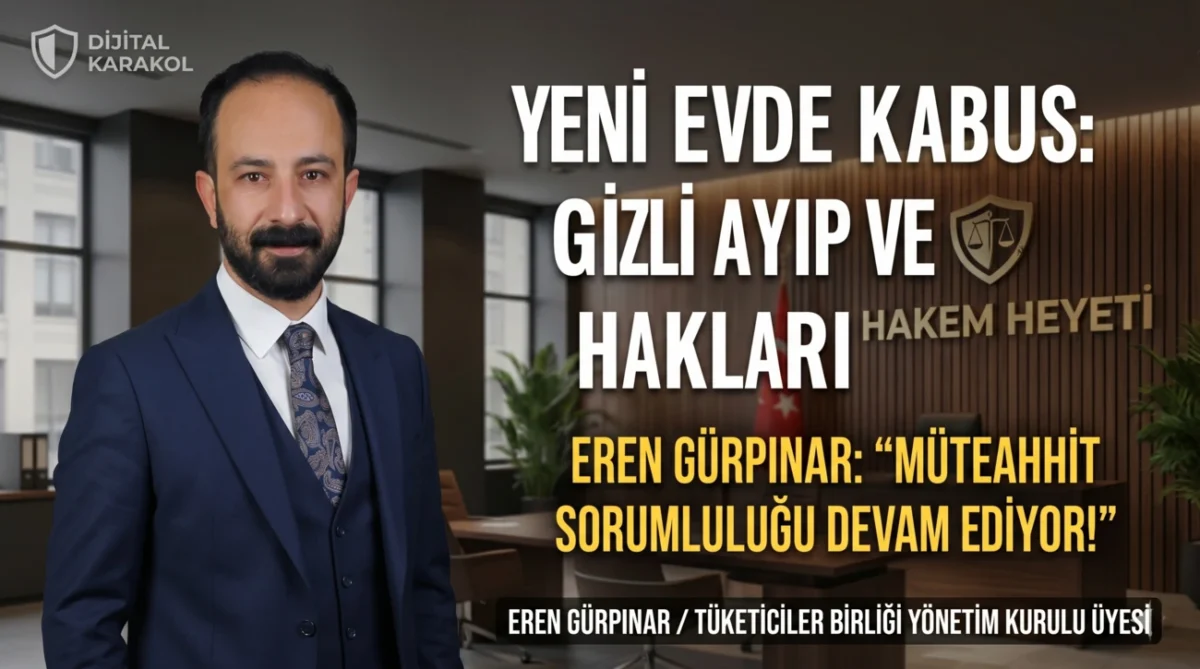 Tüketiciler Birliği Yönetim Kurulu Üyesi Eren Gürpınar, sıfır konutlarda gizli ayıp ve müteahhit sorumluluğu hakkında tüketici haklarını açıklıyor.