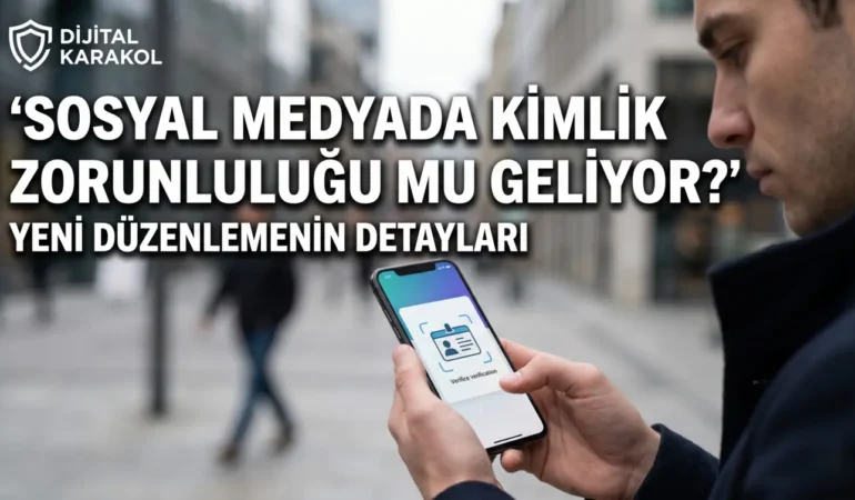 Sosyal medya düzenlemesi: platformlarda kimlik doğrulama zorunluluğu mu geliyor?