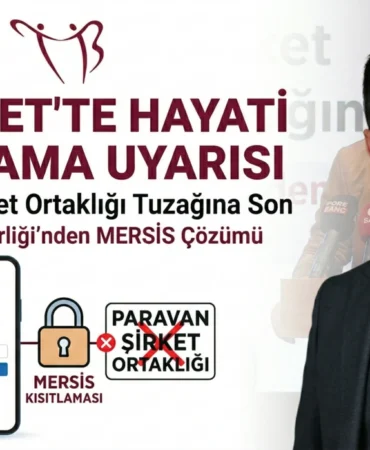 Tüketiciler birliği ve eren gürpınar'ın e-devlet mersi̇s kısıtlaması ile habersiz paravan şirket ortaklığını engelleme uyarısı.