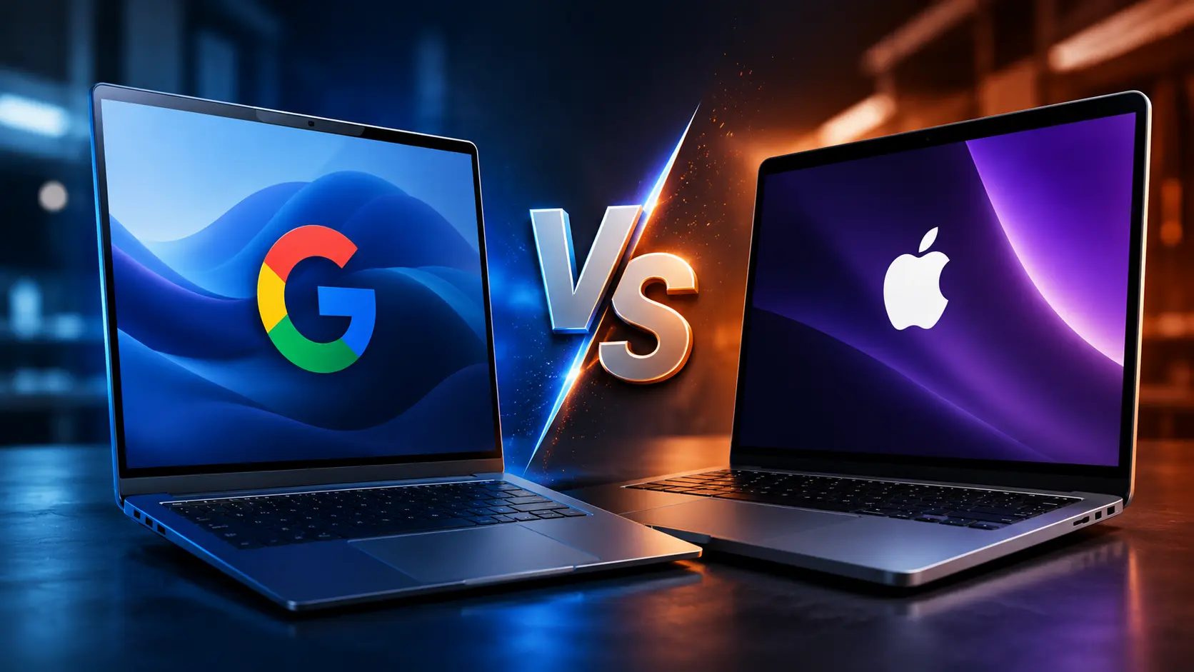 Googlebooks mu macbook neo mu? 8 gb ram tartışması yeni bir krizi başlattı 1 Googlebooks ve macbook neo dizüstü bilgisayar modellerini karşılaştıran teknoloji görseli