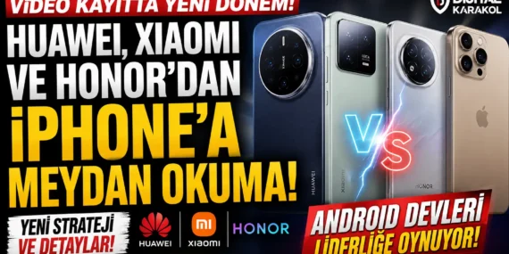 Android amiral gemileri iphone video hakimiyetine göz dikti: huawei ve xiaomi’den yeni hamle