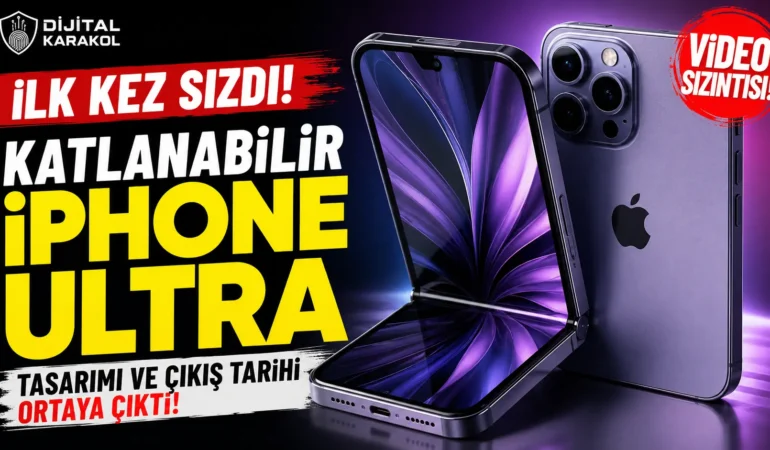Apple’ın gizlediği katlanabilir iphone i̇lk kez bu kadar net görüntülendi