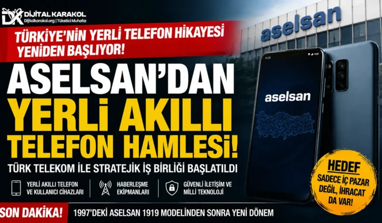 Aselsan yeniden telefon sahnesinde: yerli akıllı telefon ve haberleşme cihazı hamlesi başladı