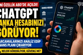 Chatgpt’nin banka hesabı ve harcama analiz özelliğini gösteren openai finans paneli manşet görseli