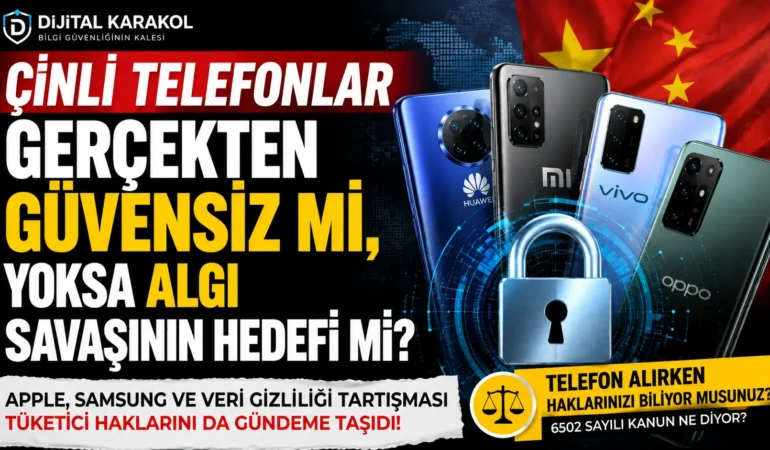 Çinli telefonlar gerçekten güvensiz mi, yoksa algı savaşının hedefi mi?