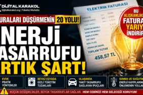 Elektrik ve doğalgaz faturalarını düşürmek için enerji tasarrufu yöntemleri