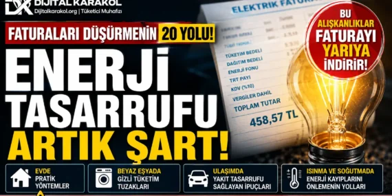 Enerji tasarrufu nasıl yapılır? Faturaları düşüren 20 etkili yöntem