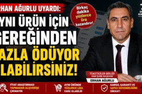 Tüketiciler birliği van şube başkanı erhan ağurlu, tüketicilere alışveriş öncesinde fiyat araştırması yapmaları konusunda uyarıda bulunuyor.