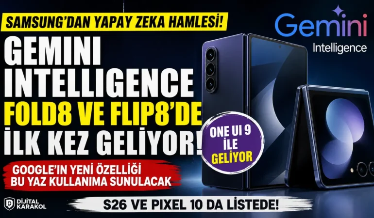 Samsung’un yeni katlanabilirlerinde i̇lk kez görülecek: google gemini intelligence geliyor