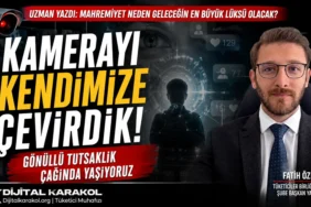 Tüketiciler birliği kayseri şube başkan yardımcısı fatih özdemir’in dijital mahremiyet ve sosyal medya bağımlılığı üzerine yazdığı köşe yazısı için hazırlanan manşet görseli.