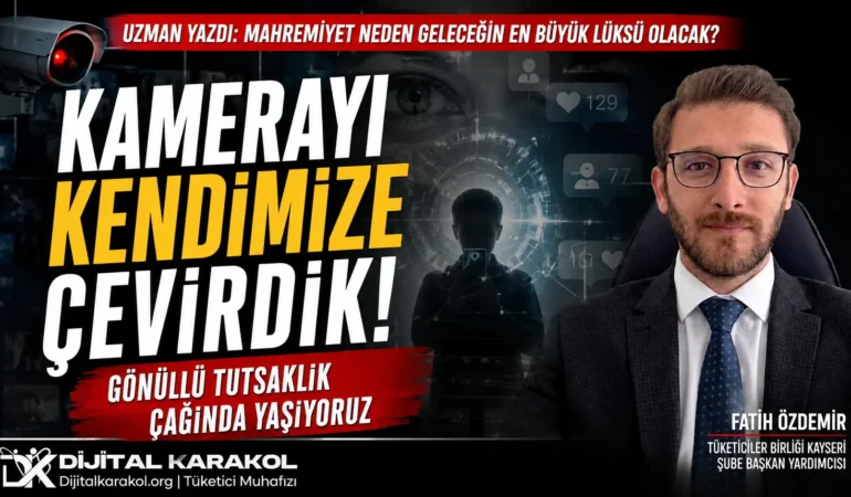 Artık kimse bizi i̇zlemiyor… çünkü kamerayı kendimize çevirdik