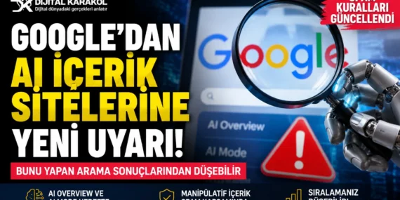 Google, yapay zekâ manipülasyonuna karşı spam kurallarını güncelledi