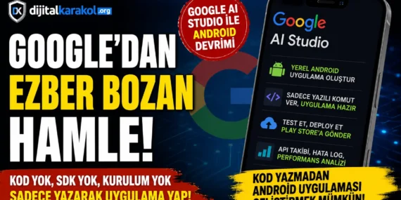 Kod bilmeyenler i̇çin yeni dönem: google ai studio uygulamayı yazıyor, siz sadece anlatıyorsunuz