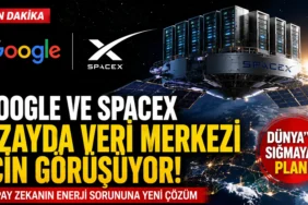 Google ve spacex’in yapay zekanın enerji sorununa çözüm için uzayda veri merkezi planını gösteren manşet görseli