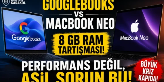Googlebooks mu macbook neo mu? 8 gb ram tartışması yeni bir krizi başlattı