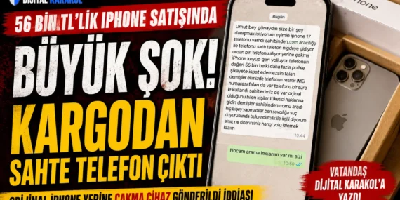 56 bin tl’lik iphone satışında büyük şok: kargodan başka telefon çıktı