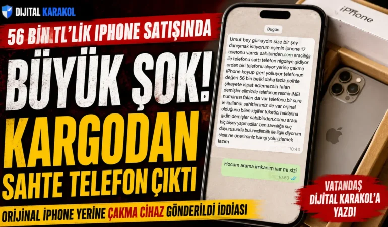 56 bin tl’lik iphone satışında büyük şok: kargodan başka telefon çıktı