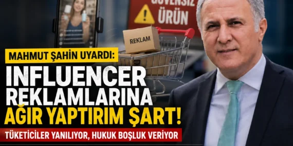 Influencer reklamlarındaki gizli tehlike: mahmut şahin’den tüketicilere kritik uyarı