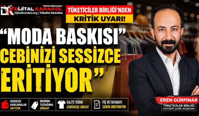 Başkan eren gürpınar: “moda baskısı cebinizi sessizce eritiyor”