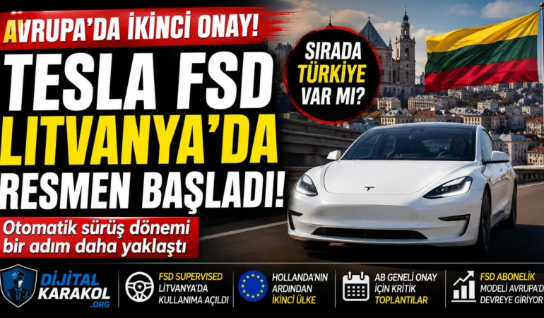 Tesla’nın otonom sürüş sistemi avrupa’da büyüyor: türkiye’ye geliş süreci hızlandı