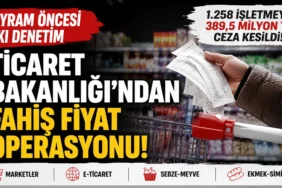 Bayram öncesi market ve e-ticaret denetimlerini artıran ticaret bakanlığı, fahiş fiyat uygulamalarına karşı milyonlarca liralık ceza kesti