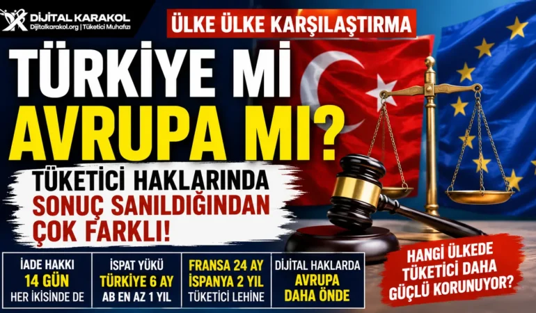 Türkiye mi avrupa mı? Tüketici haklarında sonuç sanıldığından çok farklı