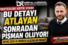Tüketiciler birliği genel başkan yardımcısı umut karademir, beyaz eşya ve mobilya alışverişlerinde tüketicilere önemli uyarılarda bulundu.
