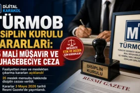 3 mayıs 2026 tarihli resmi gazete’de yayımlanan kararlarda, 35 smmm ve ymm hakkında meslekten çıkarma ile geçici men cezaları açıklandı.