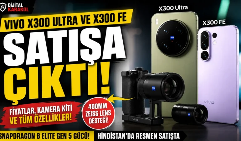 Vivo x300 ultra ve x300 fe satışa çıktı: fiyatı, kamera kiti ve özellikleri netleşti